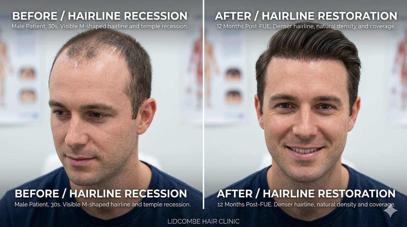 Hairline Restoration Before and After